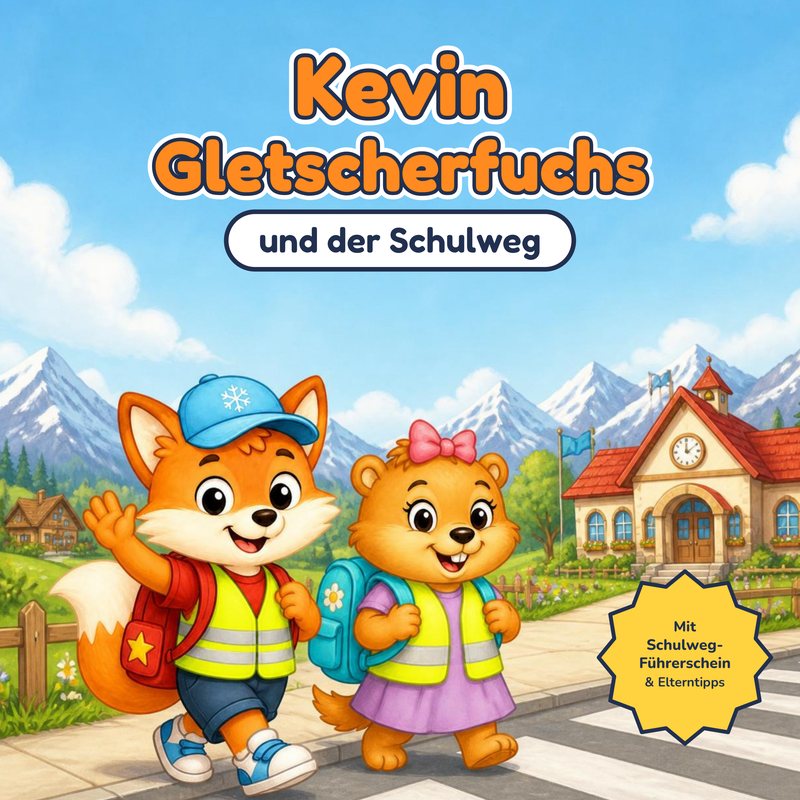 Cover: Kevin Gletscherfuchs und der Schulweg
